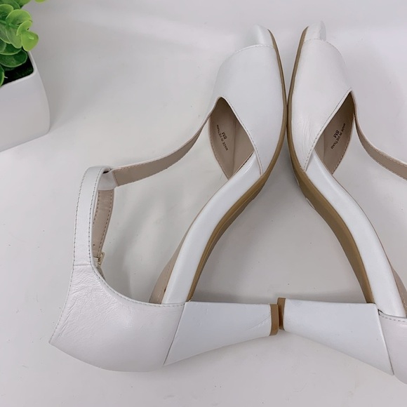 Giani Bernini Claraa Memory Foam Dress Sandals, Heel , white - Picture 6 of 11